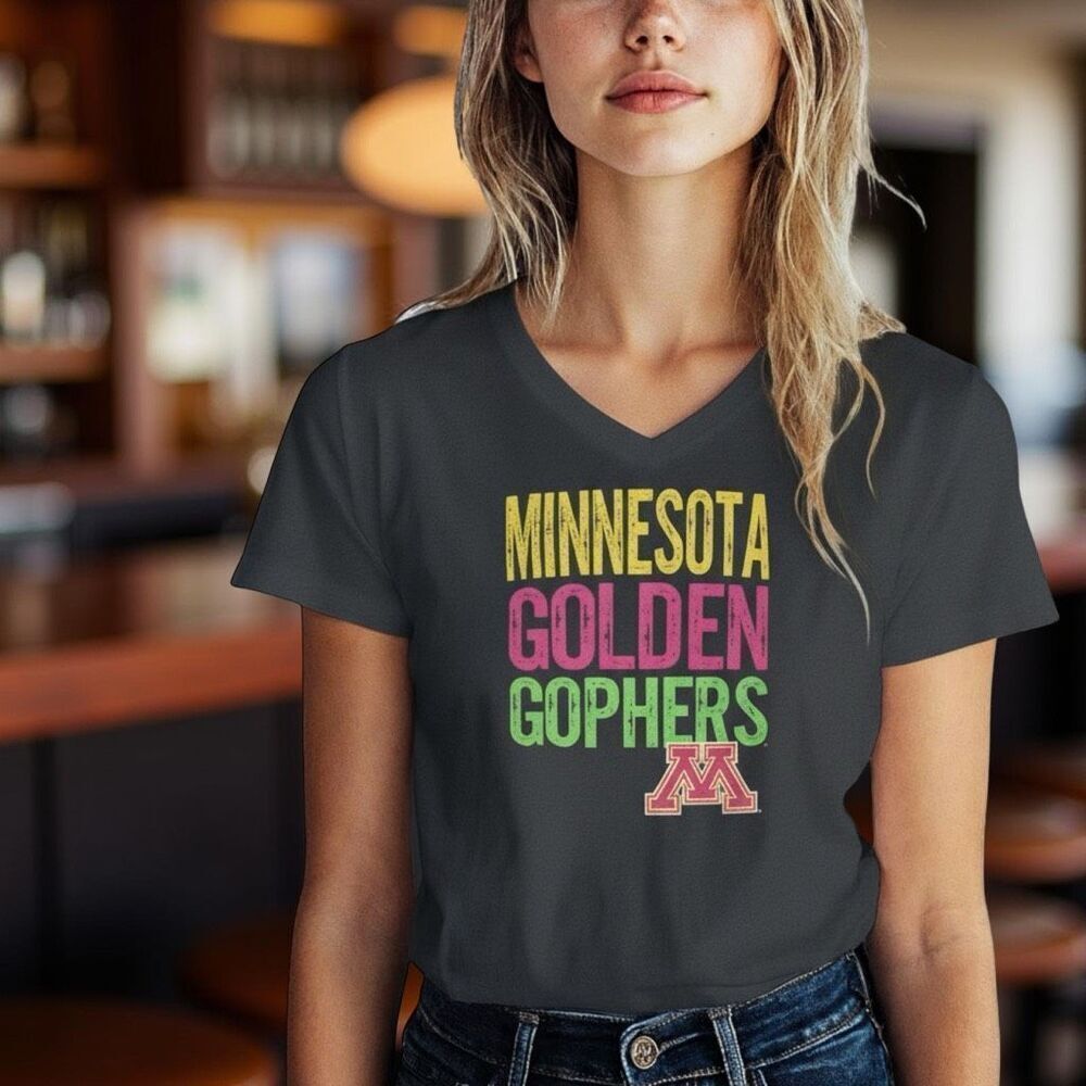 ￼ Pro Edge MN Gophers Short Sleeve T Shirt Size Large